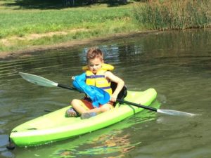 Summer activities with a cast