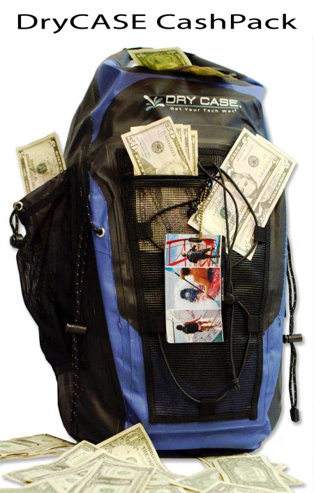 Photo Contest Waterproof Backpack Full of Cash