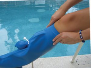 Competitive triathlete with a broken bone