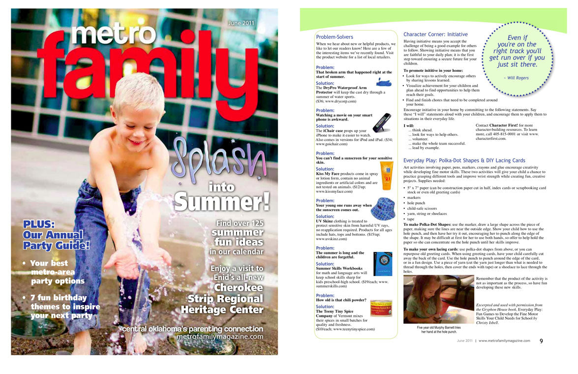 DryPRO product reviews in Metro Family Magazine