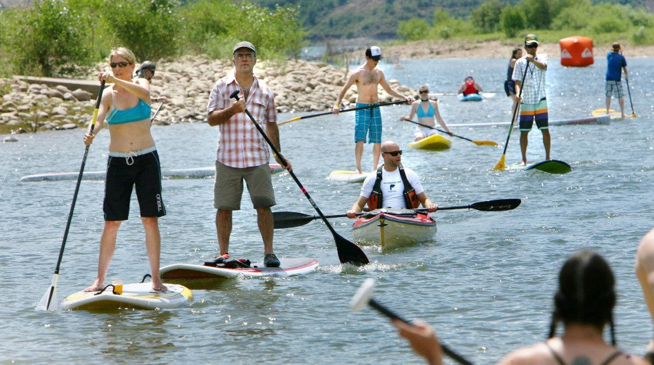 DryPRO at the Outdoor Retailer Trade Show Paddle Zone