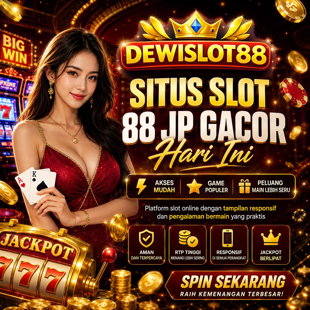 DEWISLOT88 # Situs Slot 88 JP Gacor Hari Ini Judi Slot Online Mudah Pecah by Hey kicaw